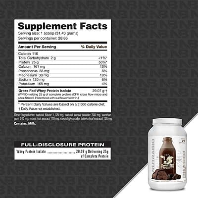 Grass Fed Whey Protein Isolate Grass Fed Whey Protein Isolate